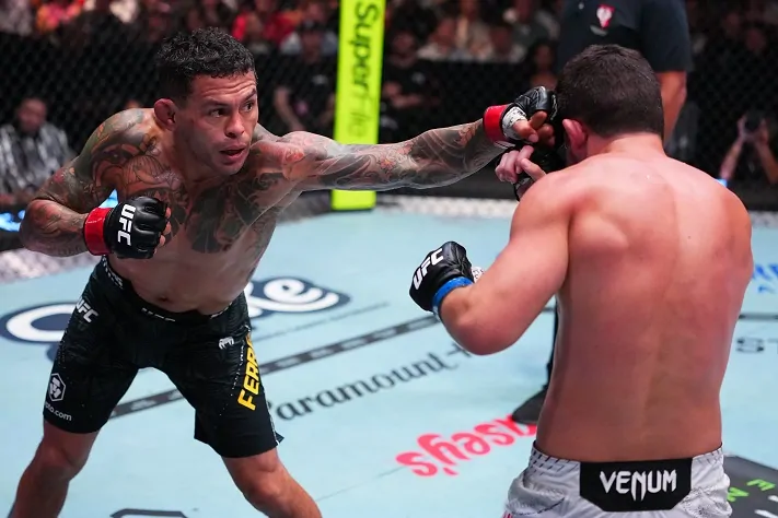 42-Year-Old Diego Ferreira Turns Back Billy Quarantillo via Unanimous Decision Carlos Diego Ferreira and Billy Quarantillo, UFC Vegas 120