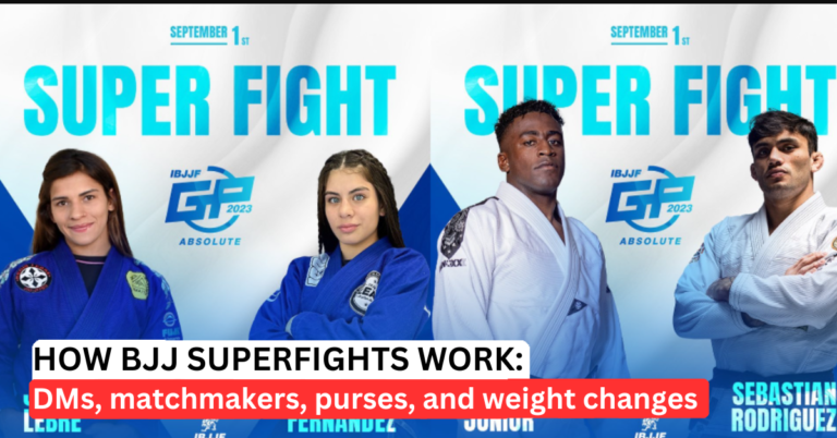 BJJ Superfight Matchmaking Negotiations: The Inside Story Of How Fights Are Really Made BJJ Superfight Matchmaking Negotiations: