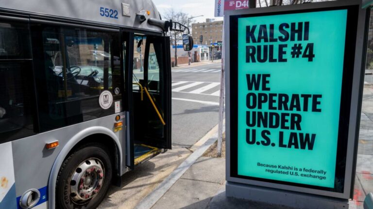 Court rules Kalshi sports bets aren’t “swaps,” just gambling with a different name A Kalshi advertisement at a bus stop displays the text, "We operate under US law because Kalshi is a federally regulated US exchange."