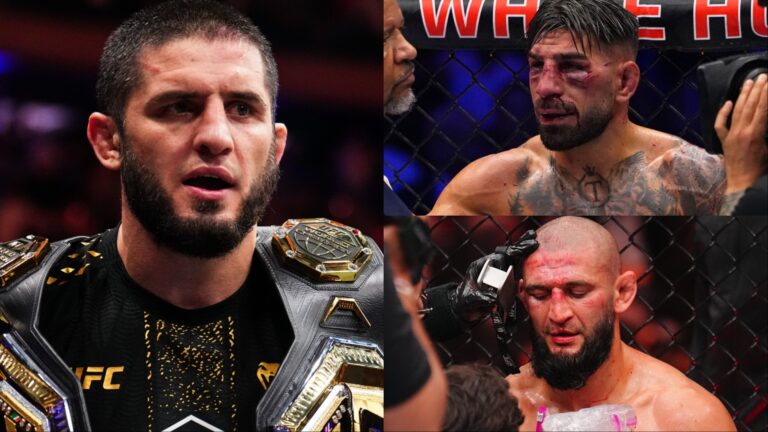 Islam Makhachev motivated by Ilia Topuria, Khamzat Chimaev’s shocking losses ahead of UFC 330 Islam Makhachev, Ilia Topuria and Khamzat Chimaev