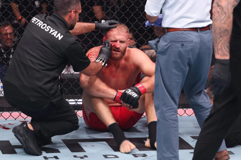 Jan Blachowicz speaks out on rough TKO loss to Navajo Stirling in latest setback: “Another one for the collection” Jan Blachowicz being checked on after suffering a TKO loss to Navajo Stirling at UFC Belgrade