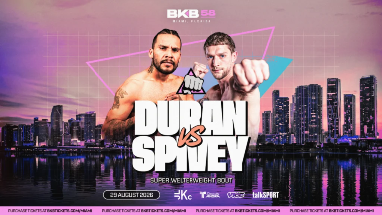 Roberto Duran Jr. Set For Miami Homecoming Fight Against Ryan Spivey At BKB 58 Roberto Duran Jr. Looks to Build His Own Legacy in BKB 58 Miami Clash