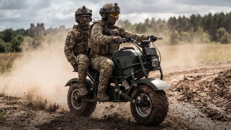 Ukraine’s Newest Military Motorcycle Is A Mine-Resistant Two-Wheel Power Station Ukraine's Newest Military Motorcycle Is A Mine-Resistant Two-Wheel Power Station