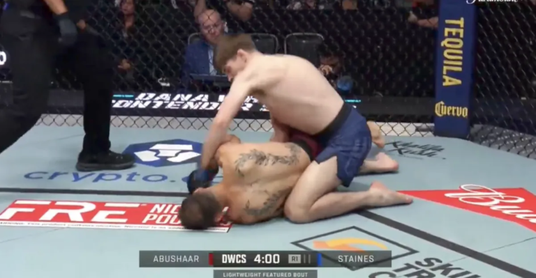 George Staines scores slam nasty KO on Contender Series George Staines scores slam nasty KO on Contender Series