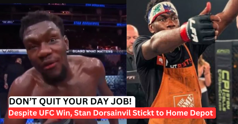 UFC Debut Winner Stan Dorsainvil Returns to Home Depot After $4,000 Payday UFC Debut Winner Stan Dorsainvil Returns to Home Depot After $4,000 Payday