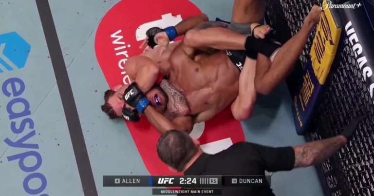 Brendan Allen Gets It Done Late Against Christian Leroy Duncan At UFC Vegas 122 Brendan Allen