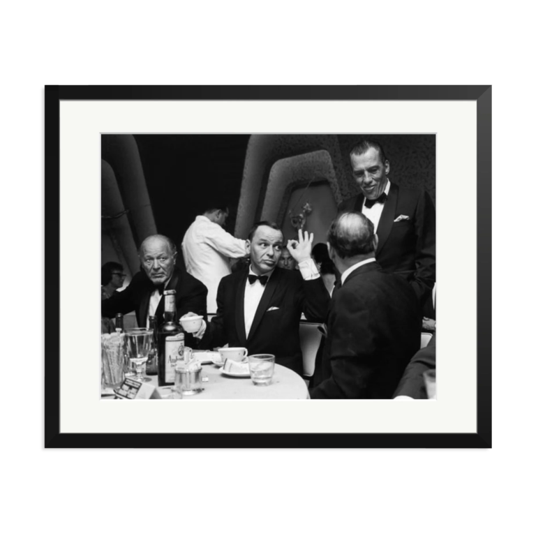 Frank Sinatra A OK Framed Print Frank Sinatra A OK Framed Print Black XL