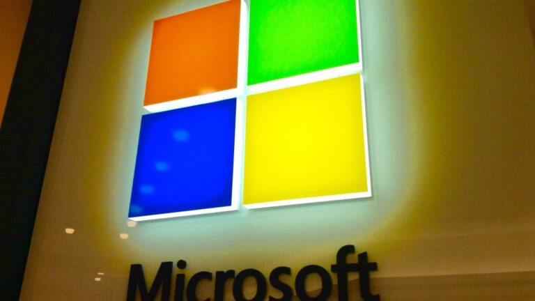 Microsoft barred from sponsoring foreign workers for US residency Microsoft logo on a wall.