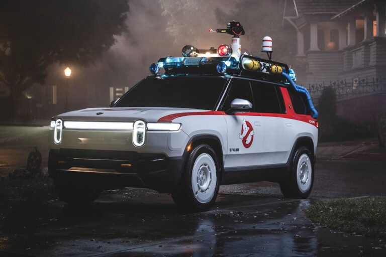 Rivian x Ghostbusters Halloween | Uncrate Rivian x Ghostbusters Halloween | Uncrate