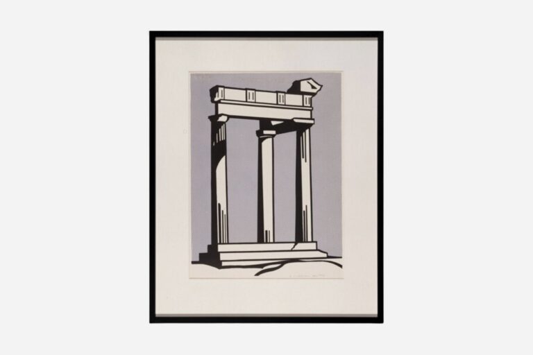 Roy Lichtenstein Temple Lithograph | Uncrate
