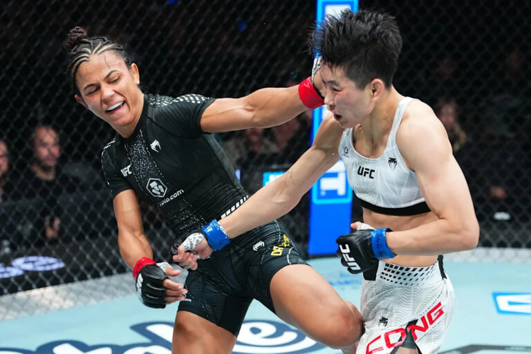 Wang Cong says she has 'regrets' over her UFC 332 loss against Natalia Silva