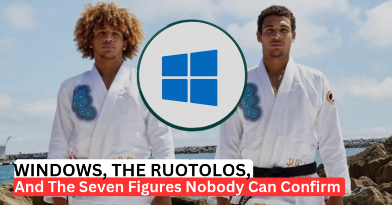 Windows Ruotolo Sponsorship: The Confirmed Film And The Unconfirmed ‘Seven-Figure Deal’ Windows Ruotolo Sponsorship: The Confirmed Film And The Unconfirmed 'Seven-Figure Deal'